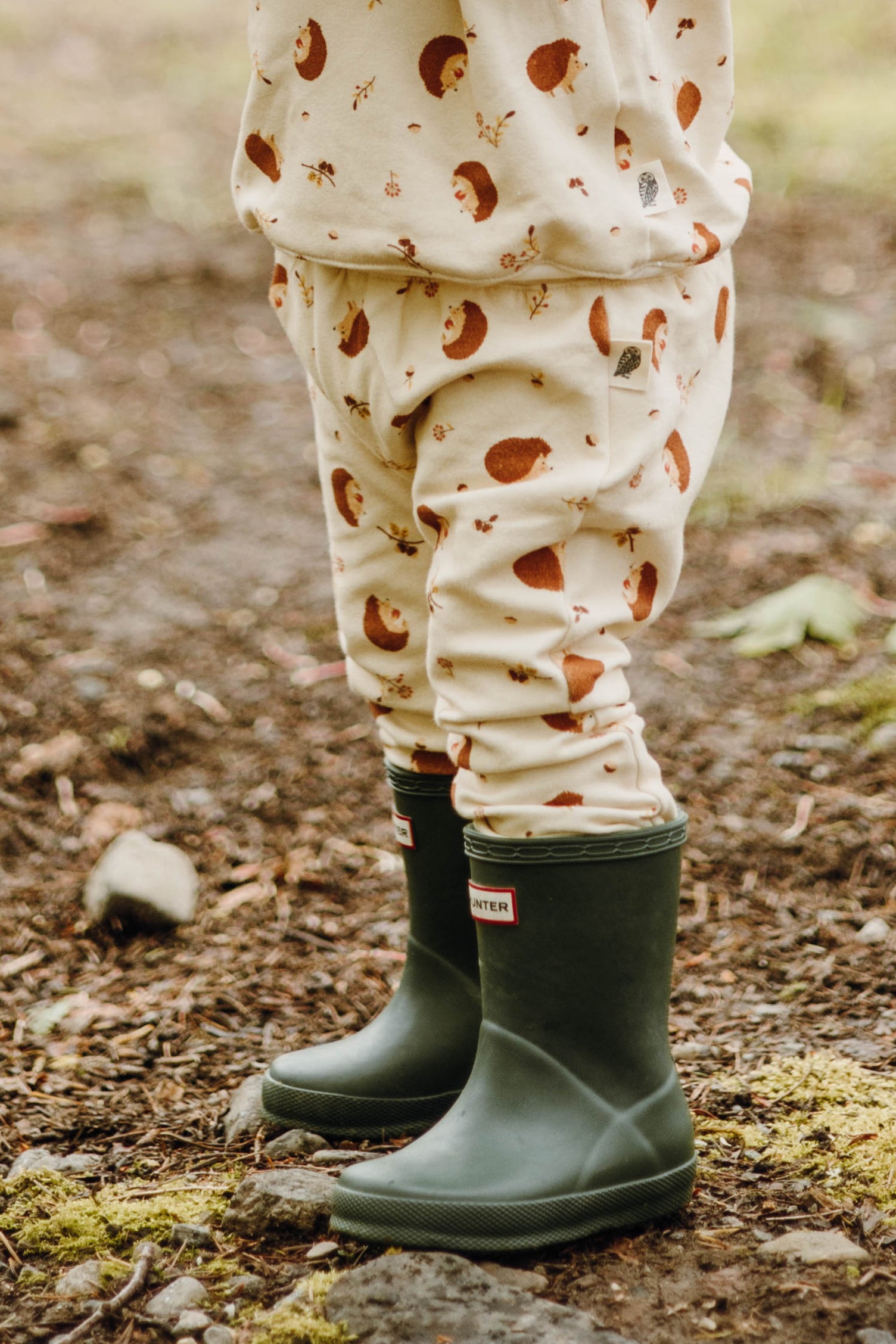 Jogger Pants Only - Baby Hedgehog Organic Cotton Fleece Jogger