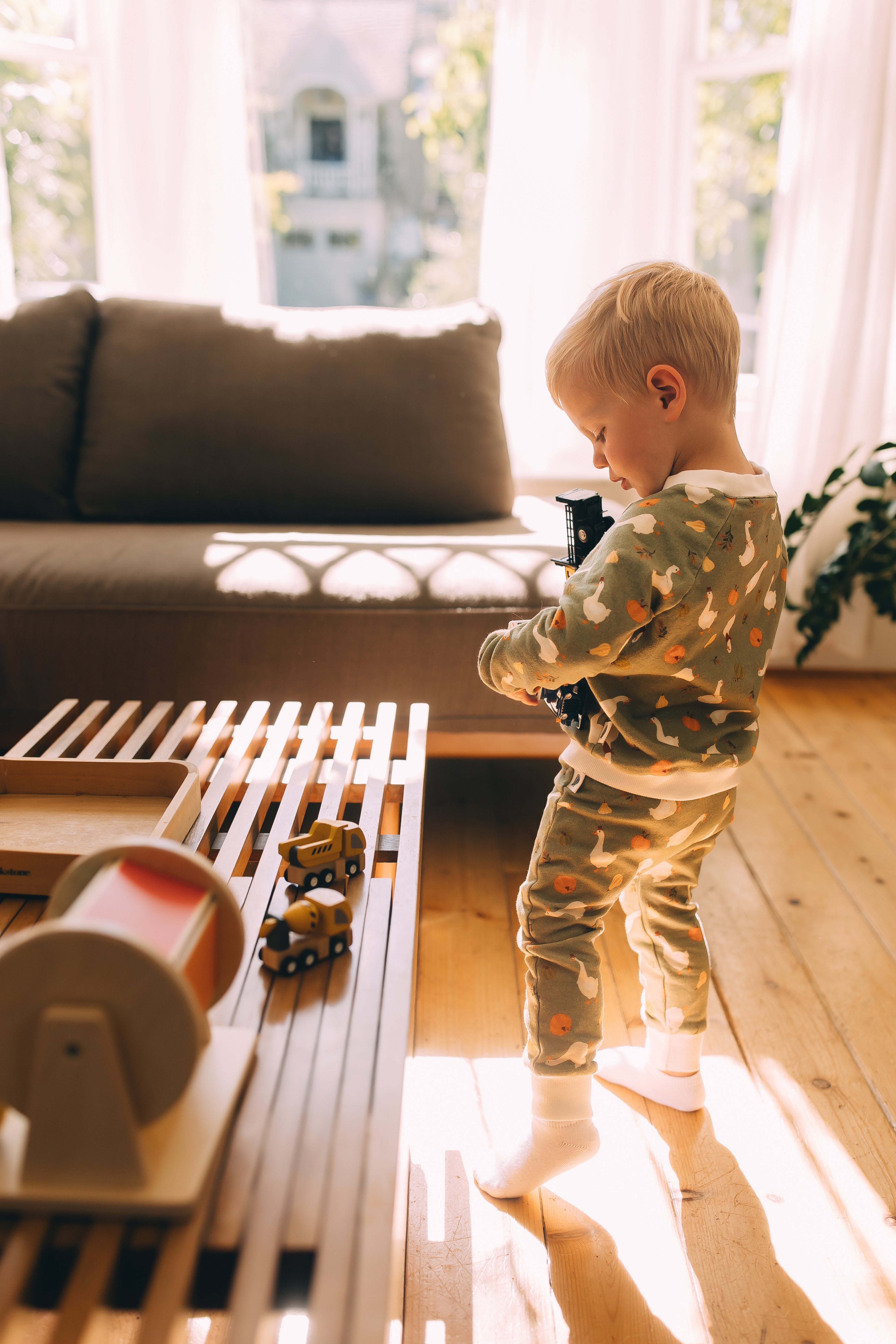 Raglan Sweatshirt - Farm Goose Adventures Organic Cotton