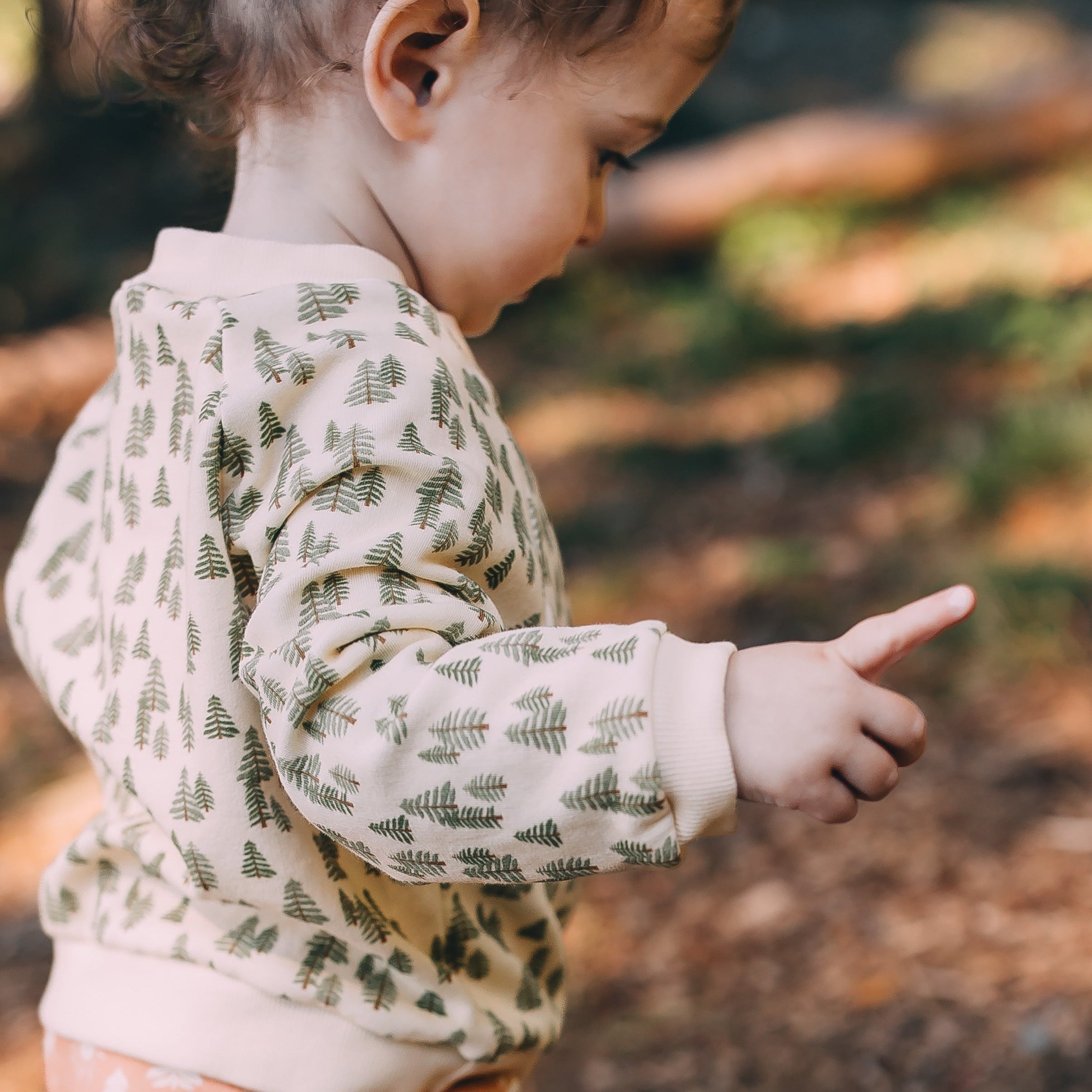 Raglan Sweatshirt - Into the Woods Organic Cotton
