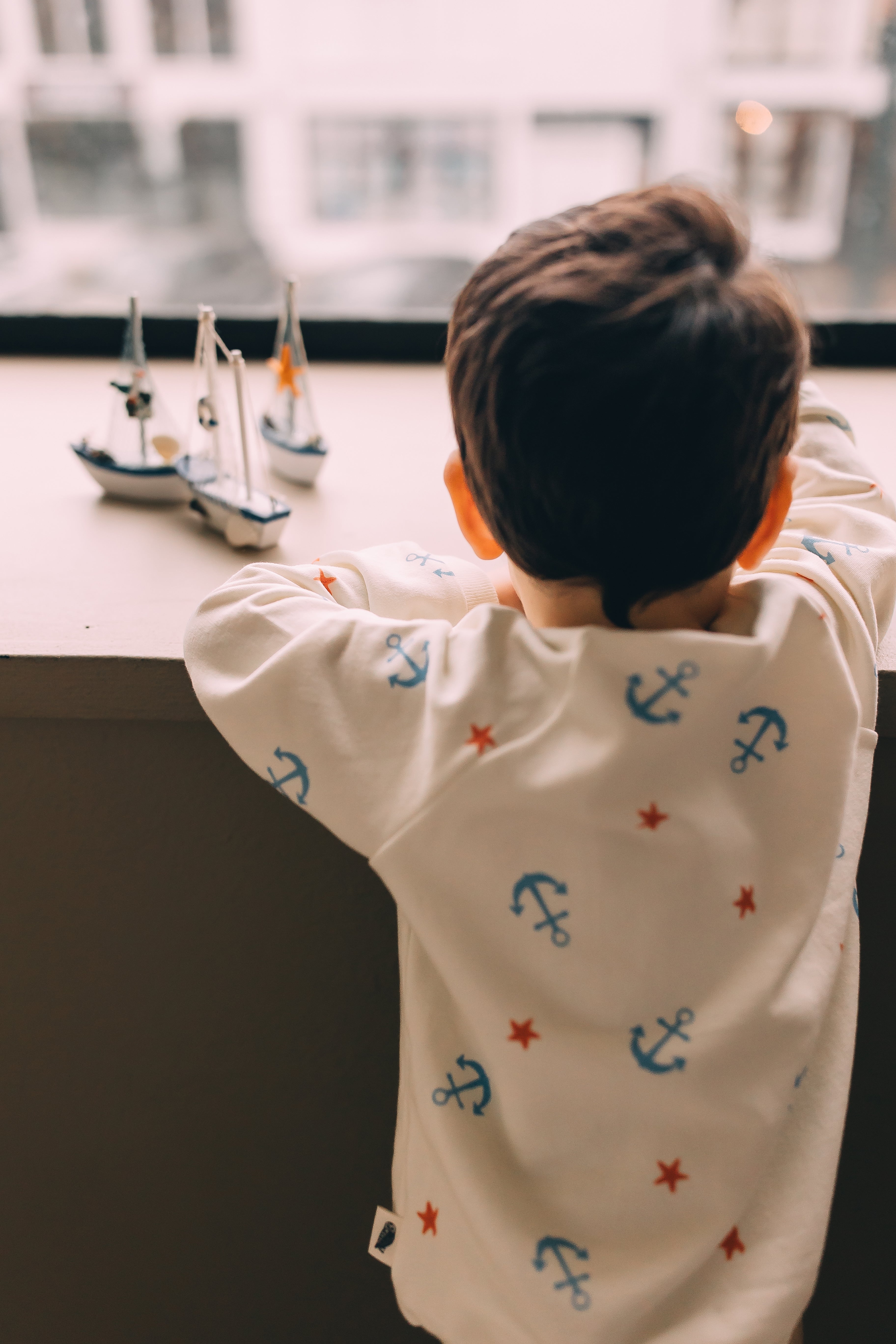 Raglan Sweatshirt - Anchors Away Organic Cotton