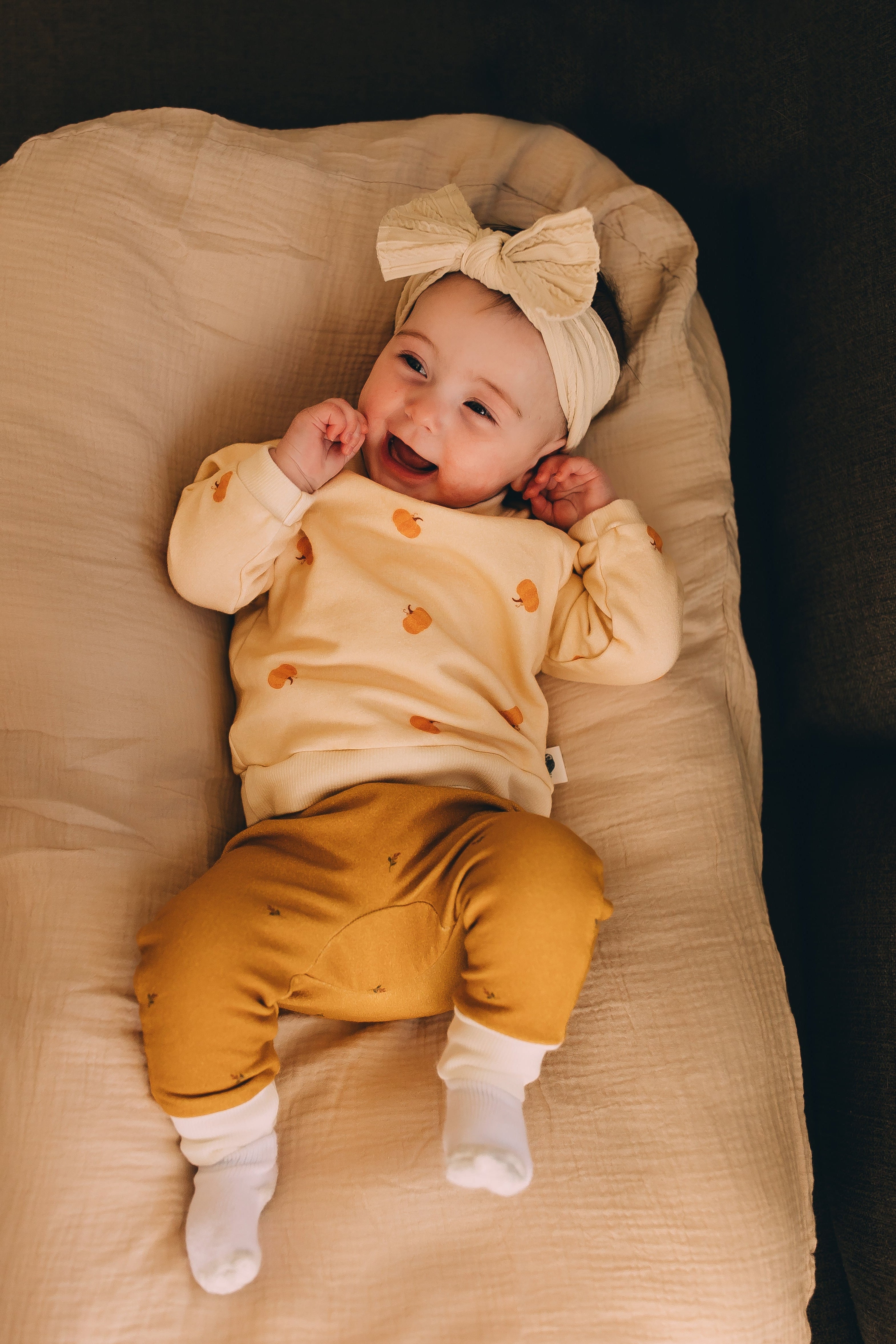 Raglan Sweatshirt - Pumpkin Patch Organic Cotton
