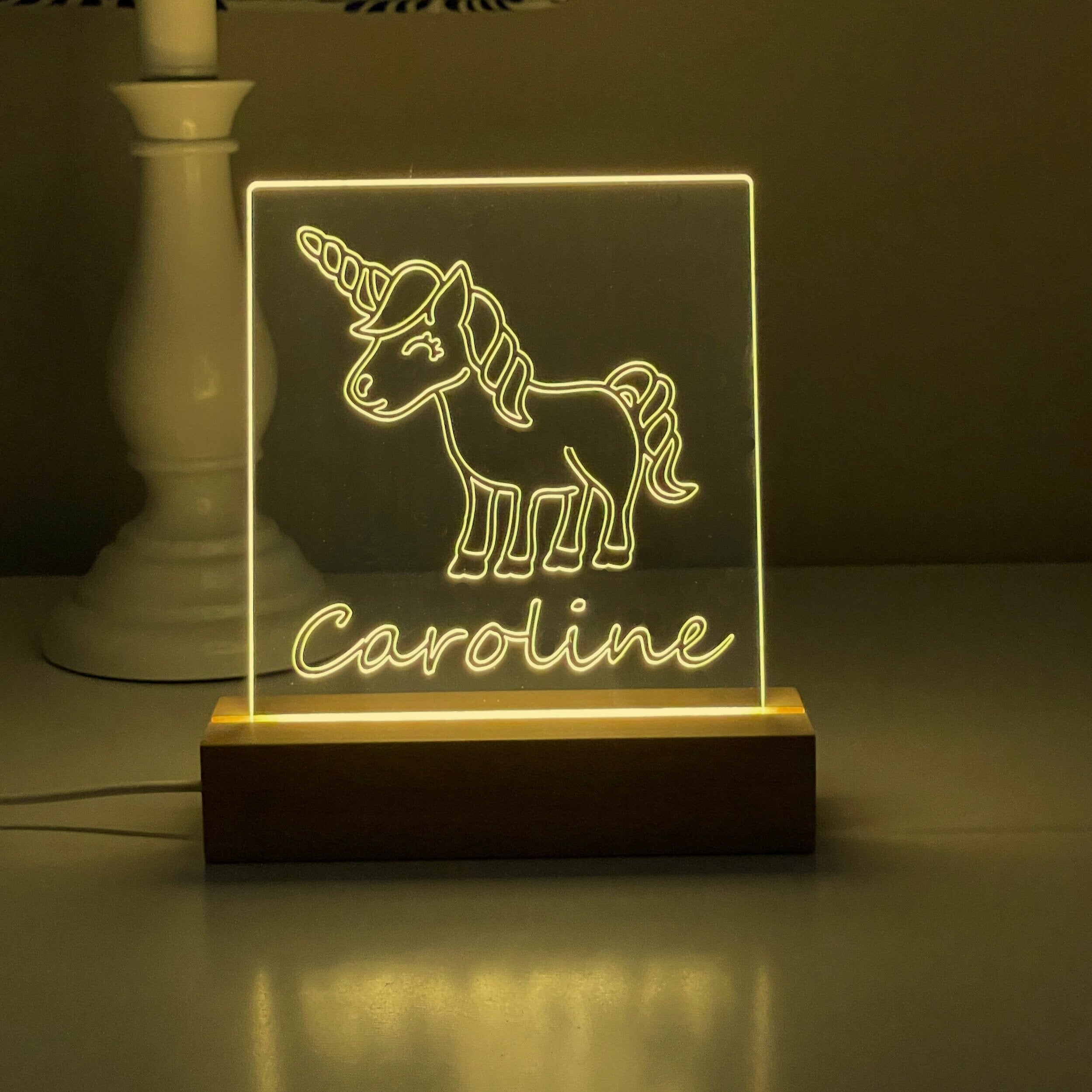 Miss Unicorn Nightlight