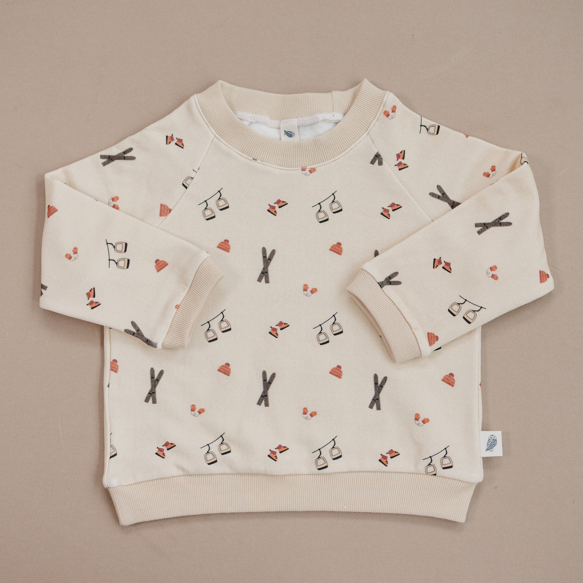 Raglan Sweatshirt - Little Ski Club