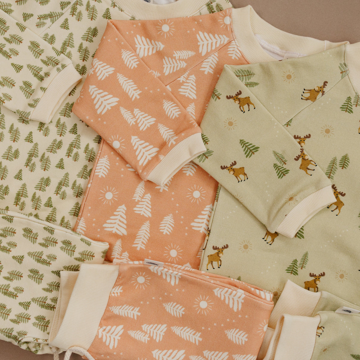 Into the Woods Organic Kids’ Capsule Box | 3 Matching Sets