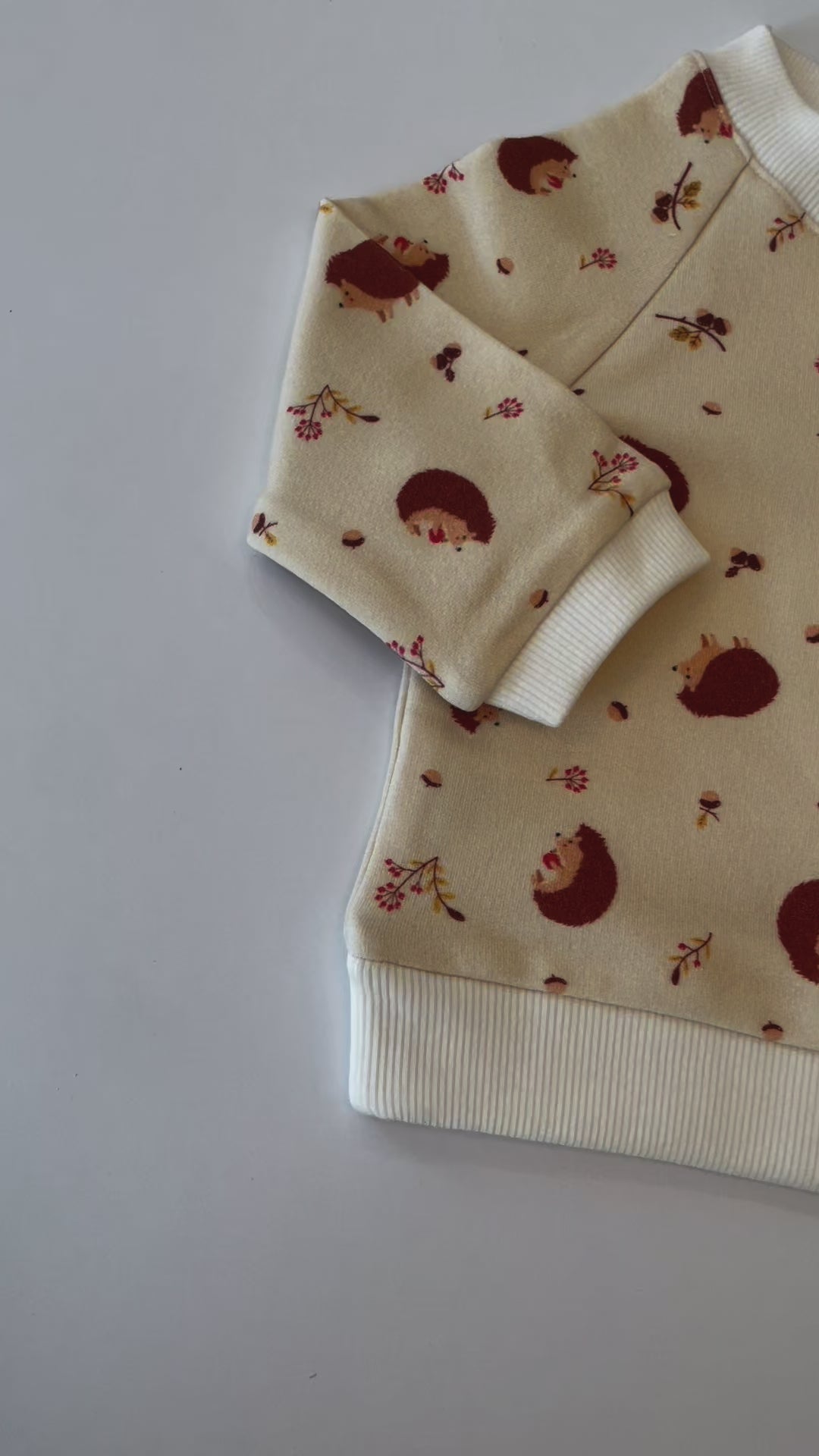 Jogger Pants Only - Baby Hedgehog Organic Cotton Fleece Jogger