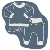 Designed for 2–3x more wears than typical baby clothes