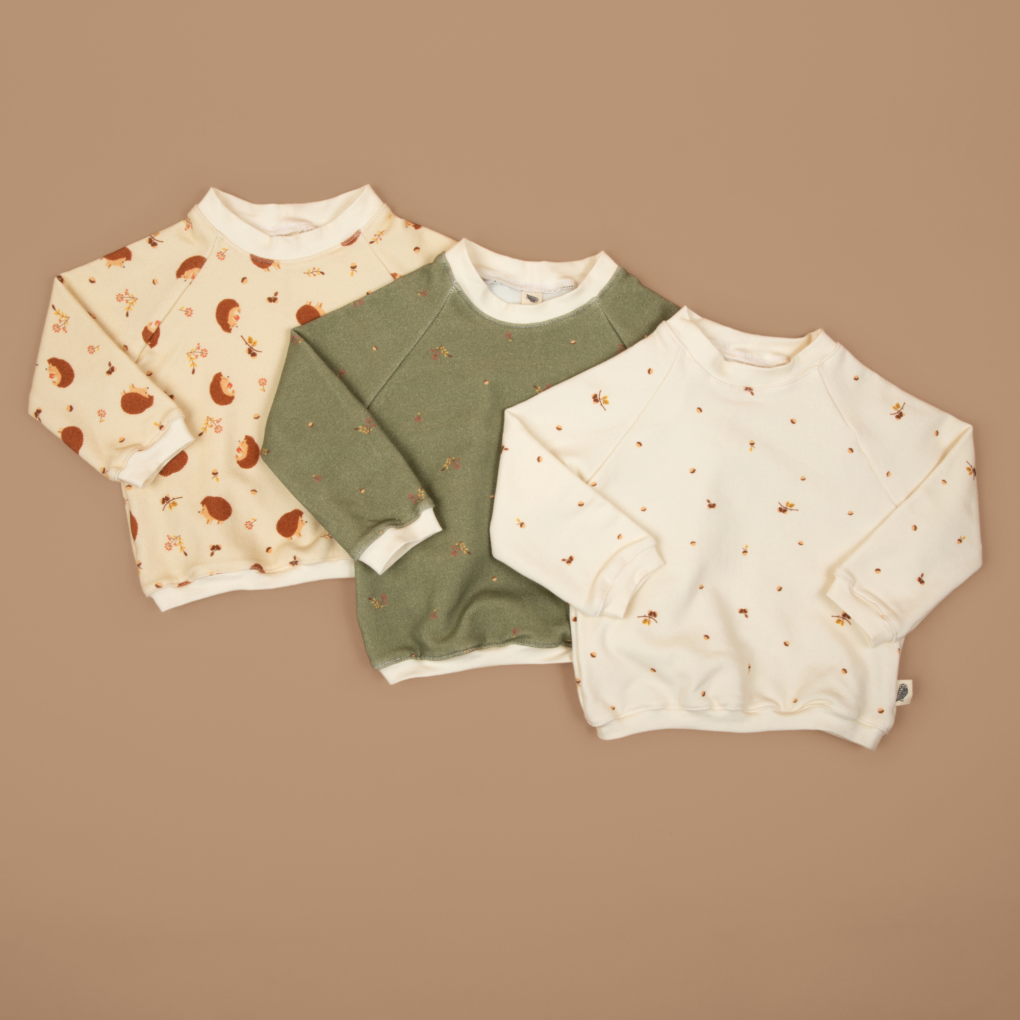 Matching Set - Baby Hedgehog Organic Cotton Fleece Sweatshirt & Jogger