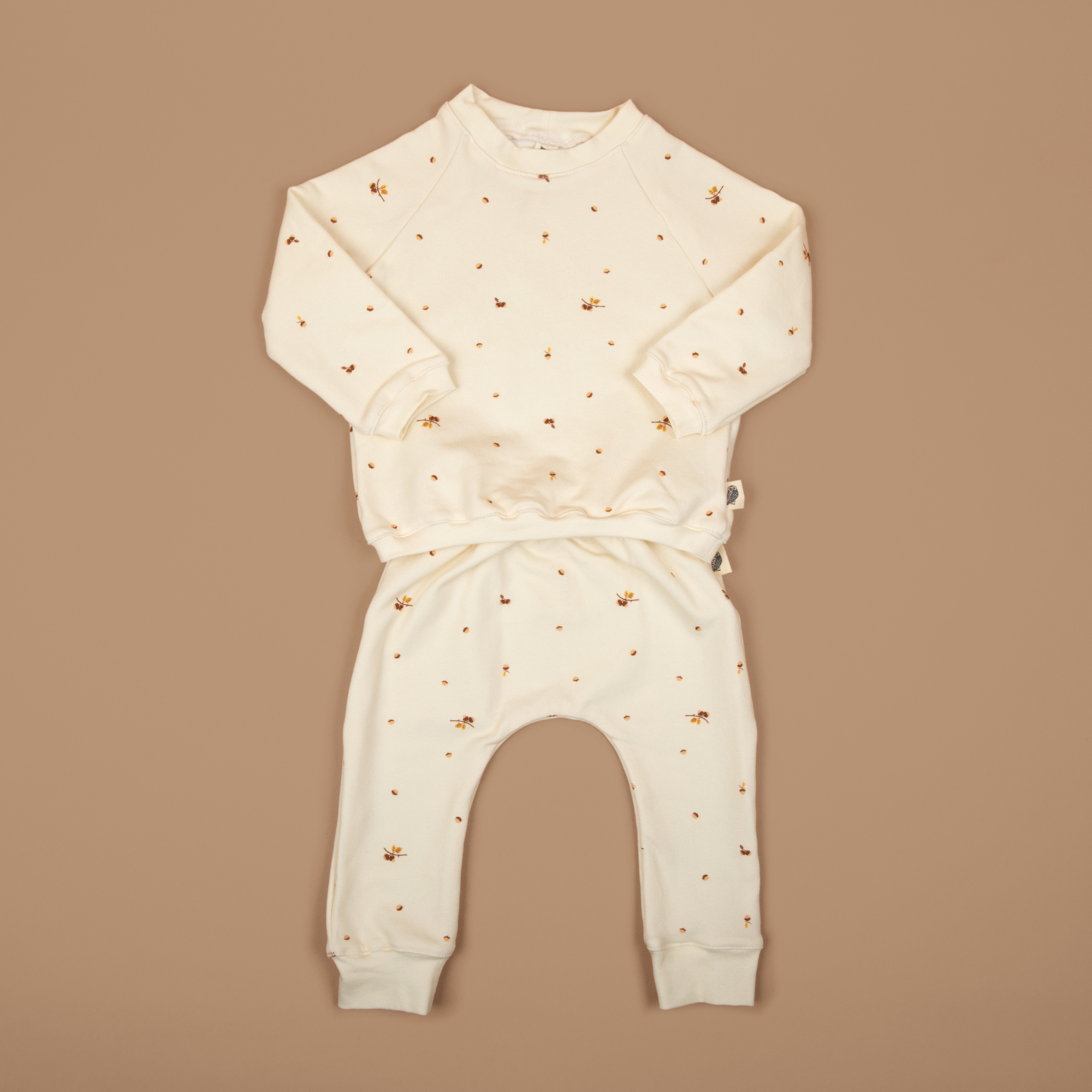 Matching Set - Acorn Organic Cotton Fleece Sweatshirt & Jogger