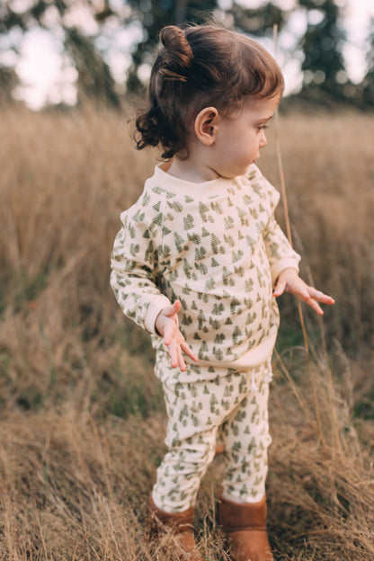 Raglan Sweatshirt - Into the Woods Organic Cotton