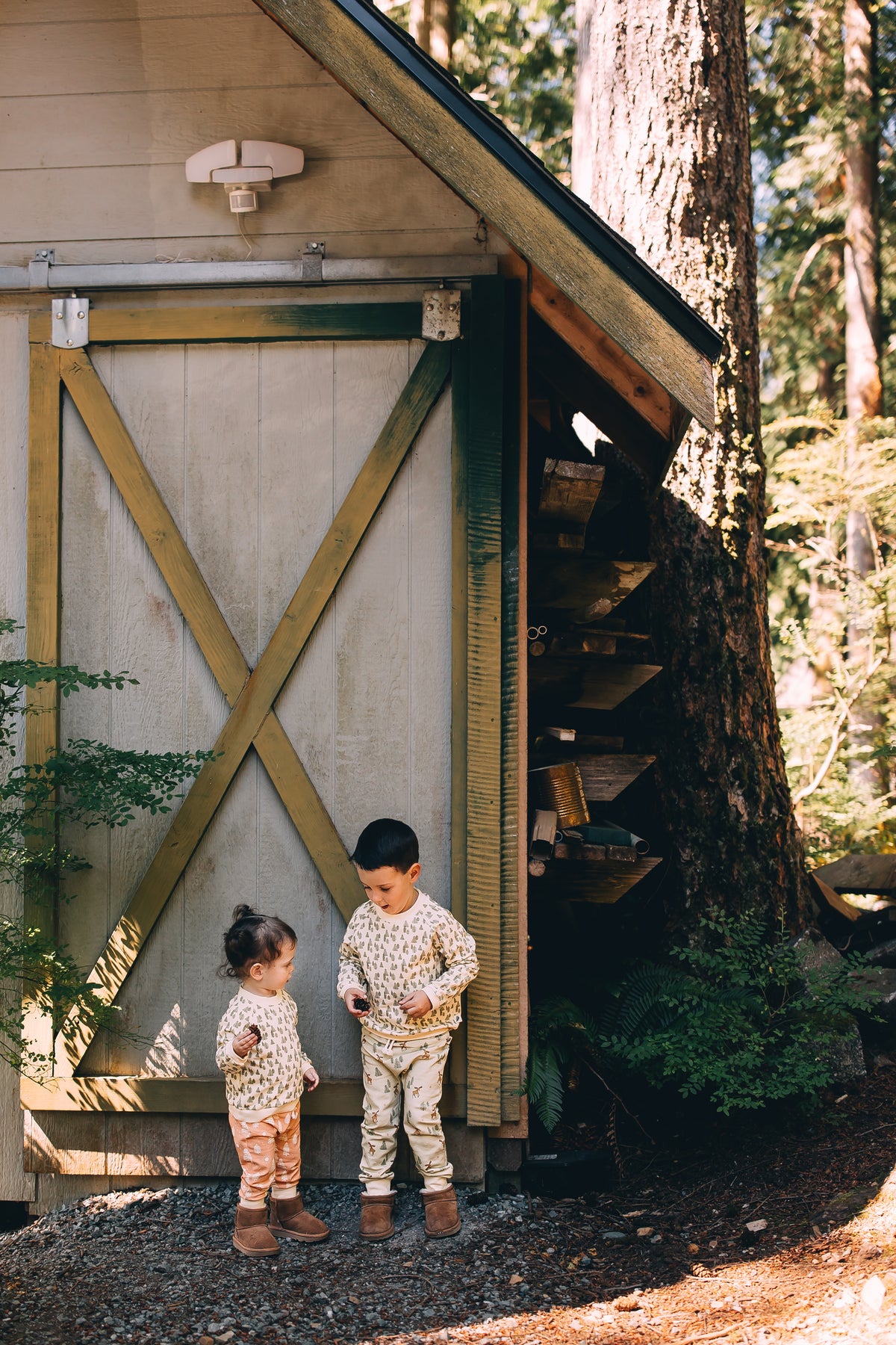 Raglan Sweatshirt - Into the Woods Organic Cotton