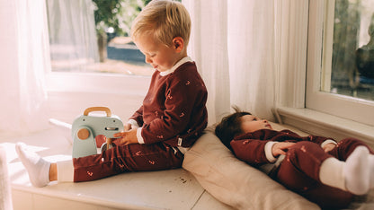 Raglan Sweatshirt - Candy Cane Holiday Organic Cotton