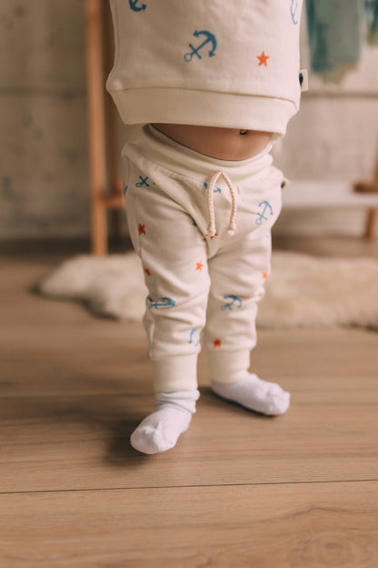 Jogger Pants - Anchors Away Organic Cotton