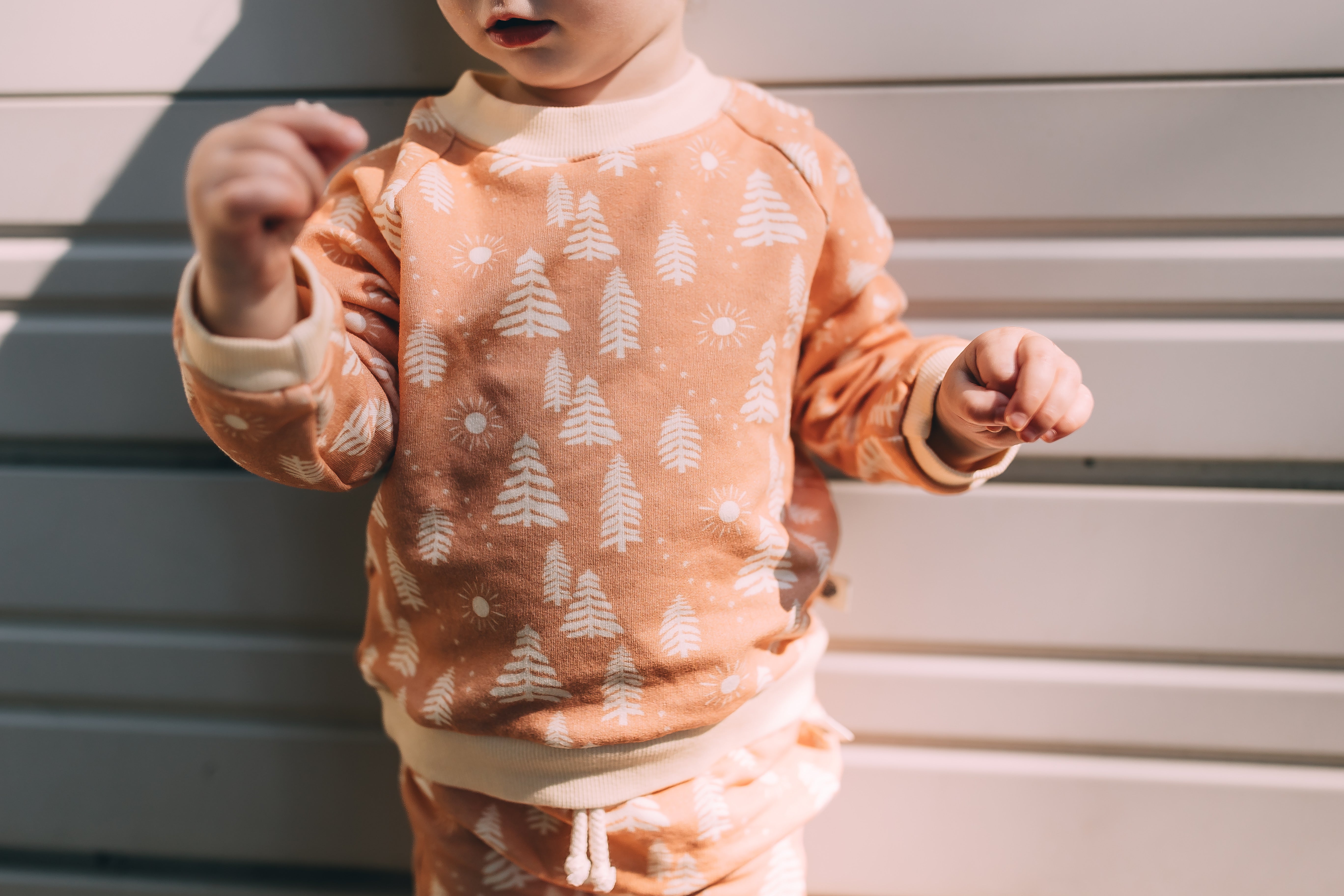 Raglan Sweatshirt - Sunrise Wanderer Organic Cotton