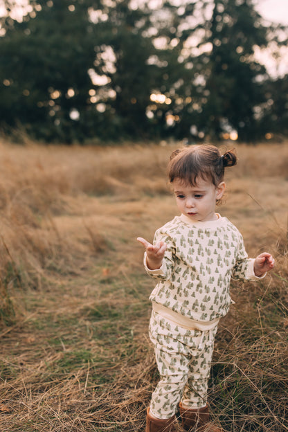 Raglan Sweatshirt - Into the Woods Organic Cotton