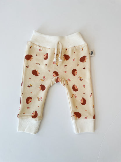 Jogger Pants Only - Baby Hedgehog Organic Cotton Fleece Jogger