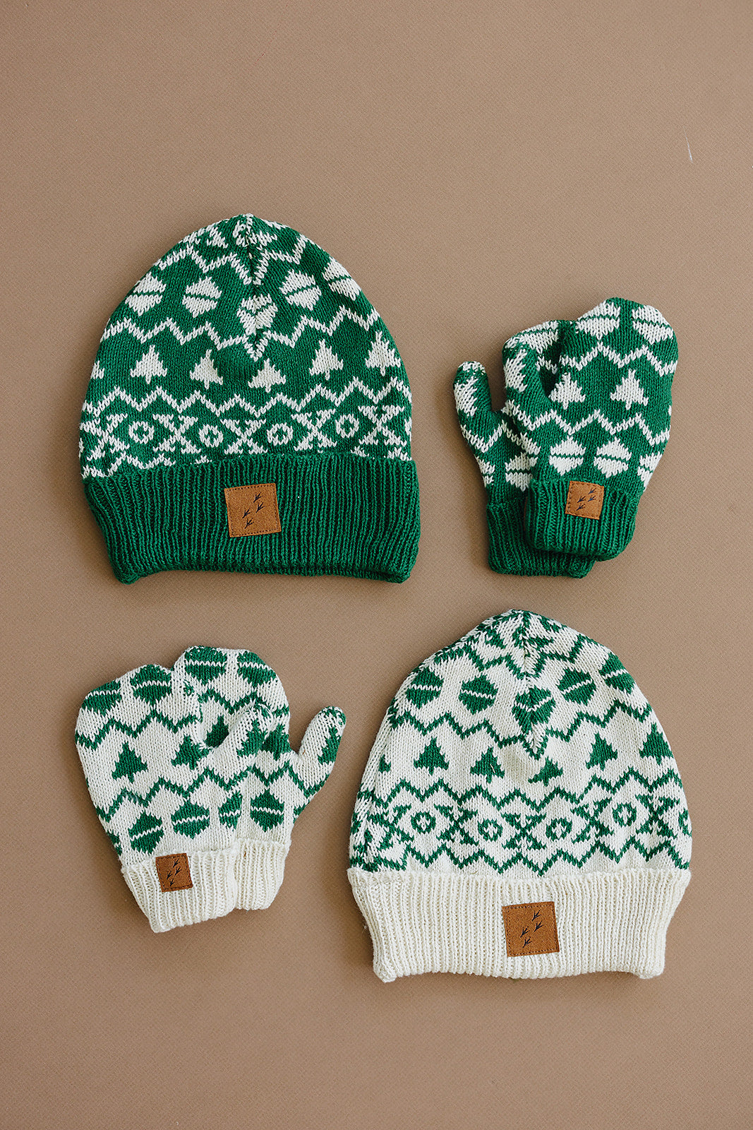 100% Organic Cotton Kids + Adult Ecru Beanie