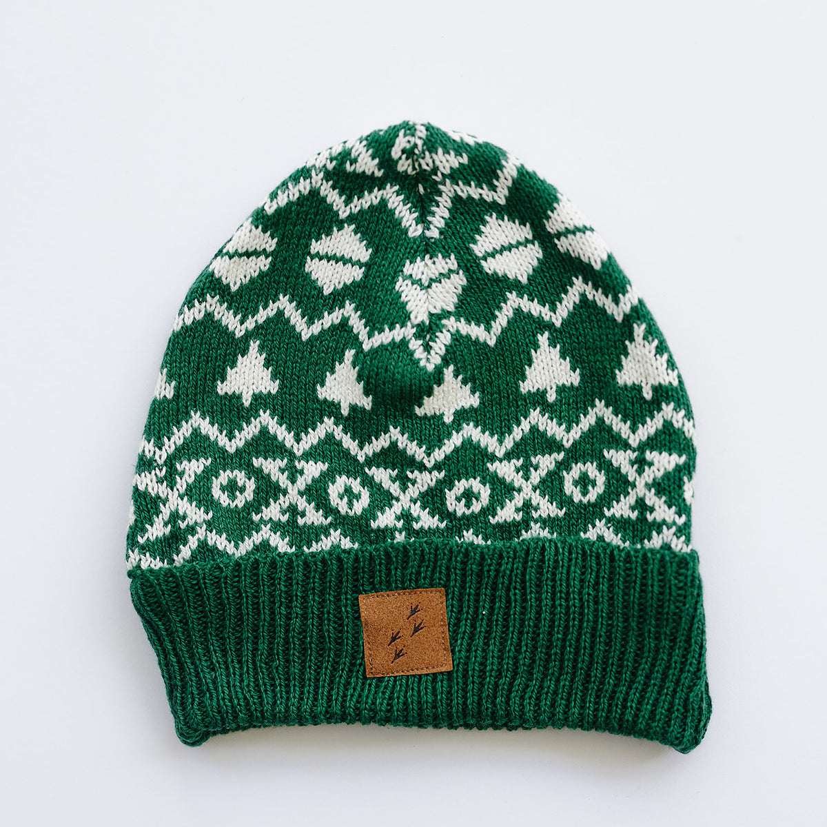100% Organic Cotton Kids + Adult Spruce Beanie