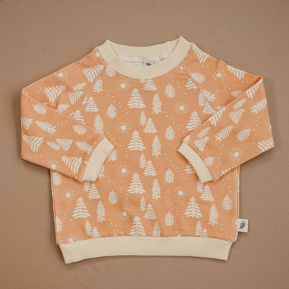 Raglan Sweatshirt - Sunrise Wanderer Organic Cotton
