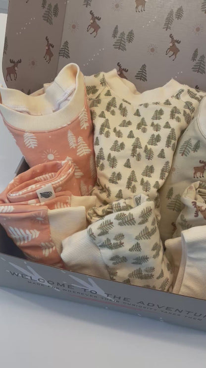 Into the Woods Organic Kids’ Capsule Box | 3 Matching Sets